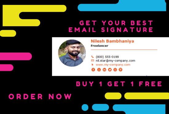 create clickable html email signature,html email signature