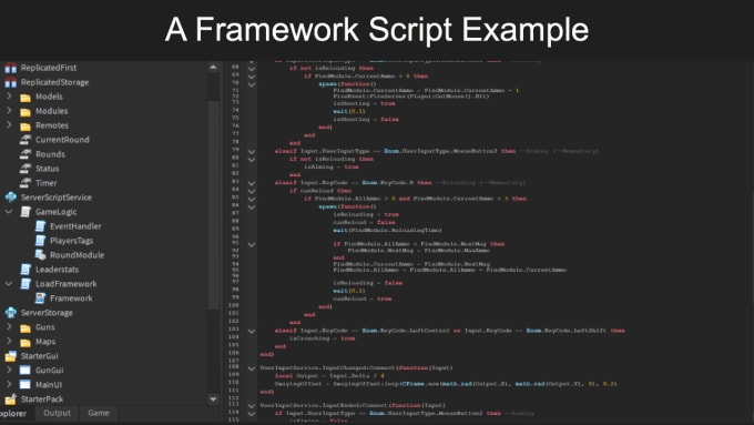 Write Any Lua Script In Roblox By Cristianbgr - roblox example scripts