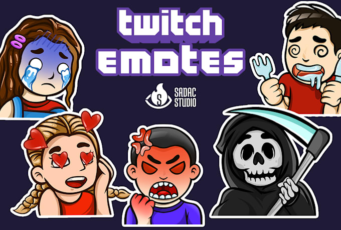 design emote and sub badges