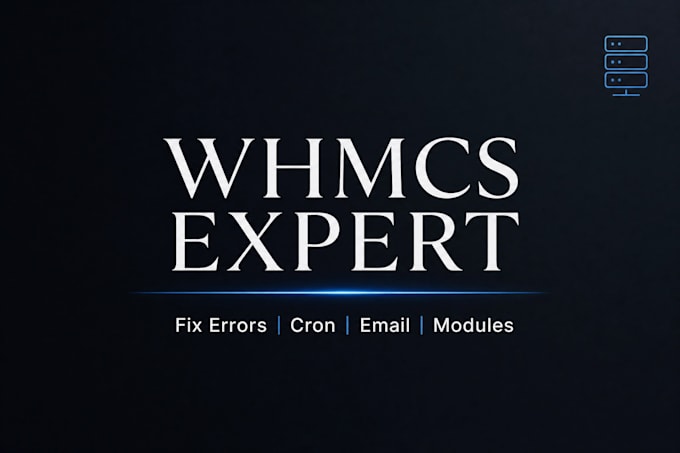fix whmcs errors, cron, email, payment gateway and module issues