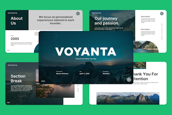 design premium powerpoint presentation design