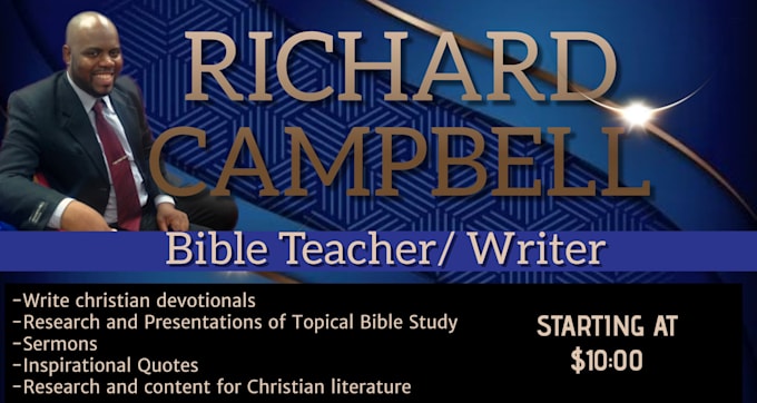 do biblical research and devotional writing