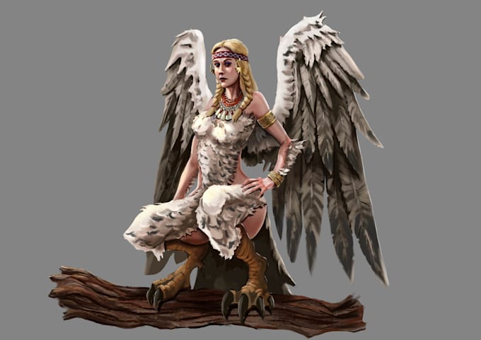 draw a dungeons and dragons character commission