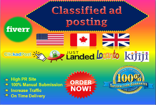 Do Classified Ad Posting On Top Usa Ukcanada Sites By Mirhossain72