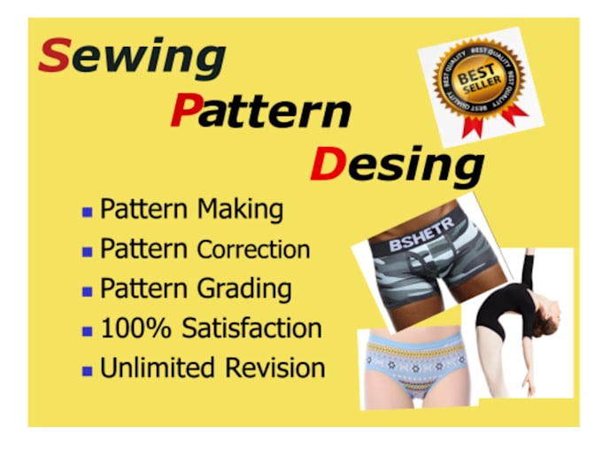 do sewing pattern  for your project