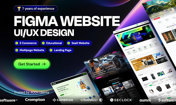 Design modern website ui ux and landing page in figma by Shahin_hossen ...