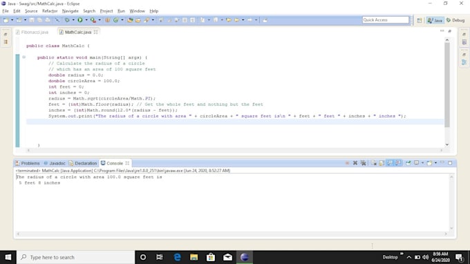 Do help in java programming for beginners by Sarafaazeez | Fiverr