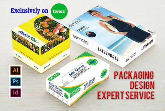 do packaging design and products label design