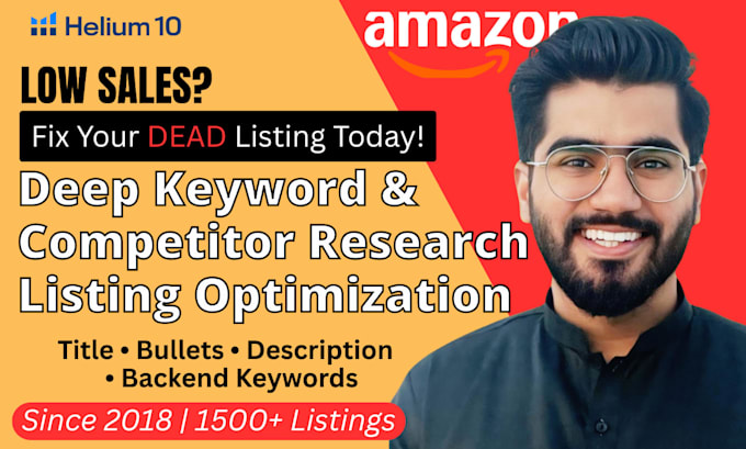 do complete amazon product listing optimization