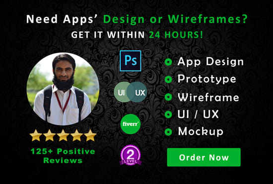 design modern UI UX for your app