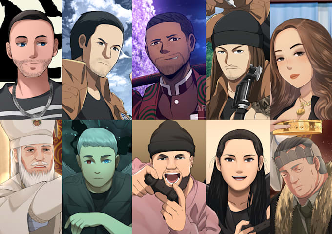 make anime portrait illustration