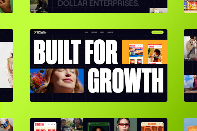 design and build a modern, bold website