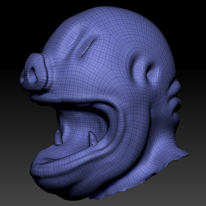do your model retopology
