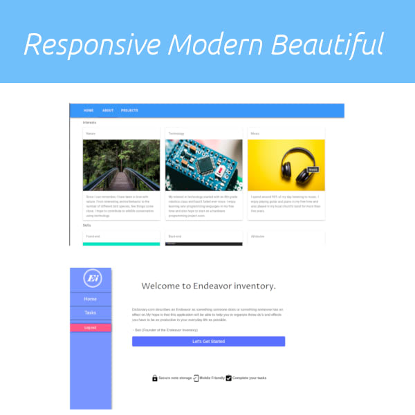 Design and build custom html and css websites by Ben8474 | Fiverr