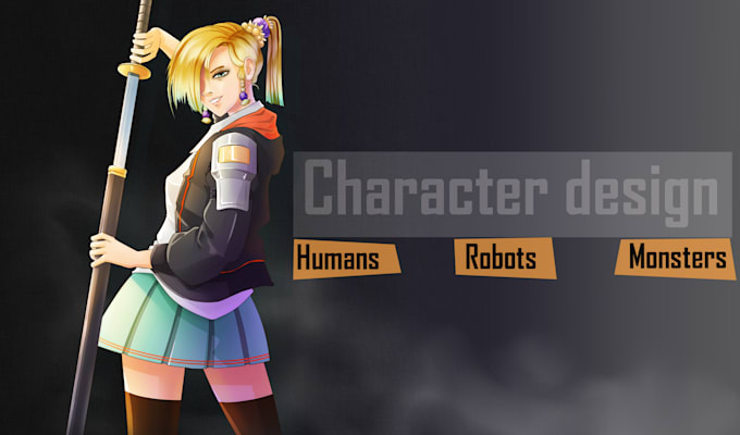draw and design an original character for you