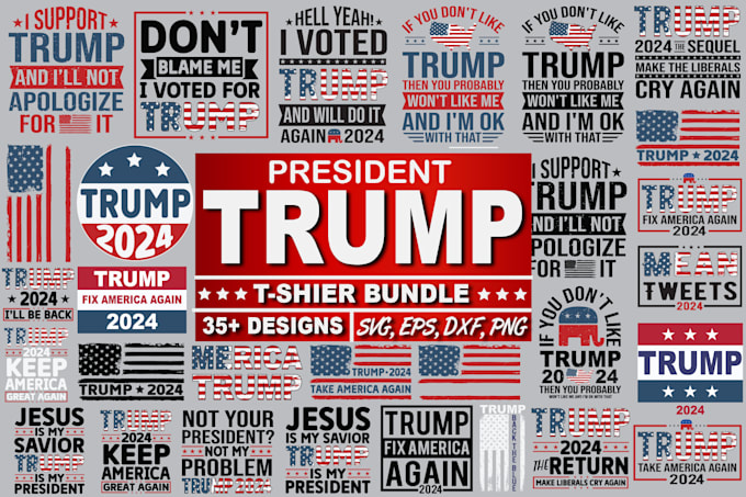 do trump tshirt svg bundle