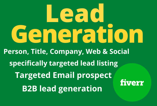 do GEO, b2b lead generation and data research
