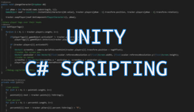 Write a custom unity script by Playingwcolor | Fiverr