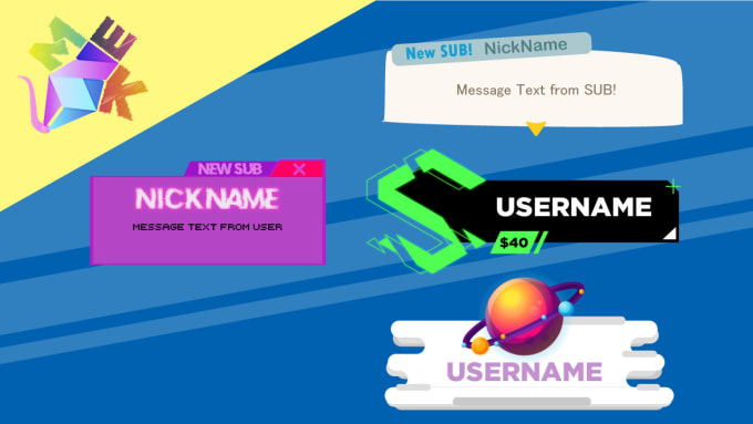 Create custom twitch alerts to your channel by Mekpower | Fiverr