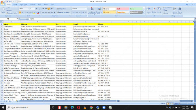 Do data entry, pdf to excel, google docs by Tanveer_e7 | Fiverr