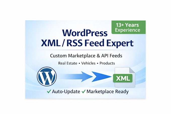 generate custom wordpress XML or RSS feed for marketplaces and apis