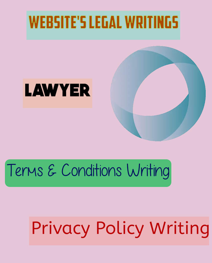 write website terms and conditions and privacy policy