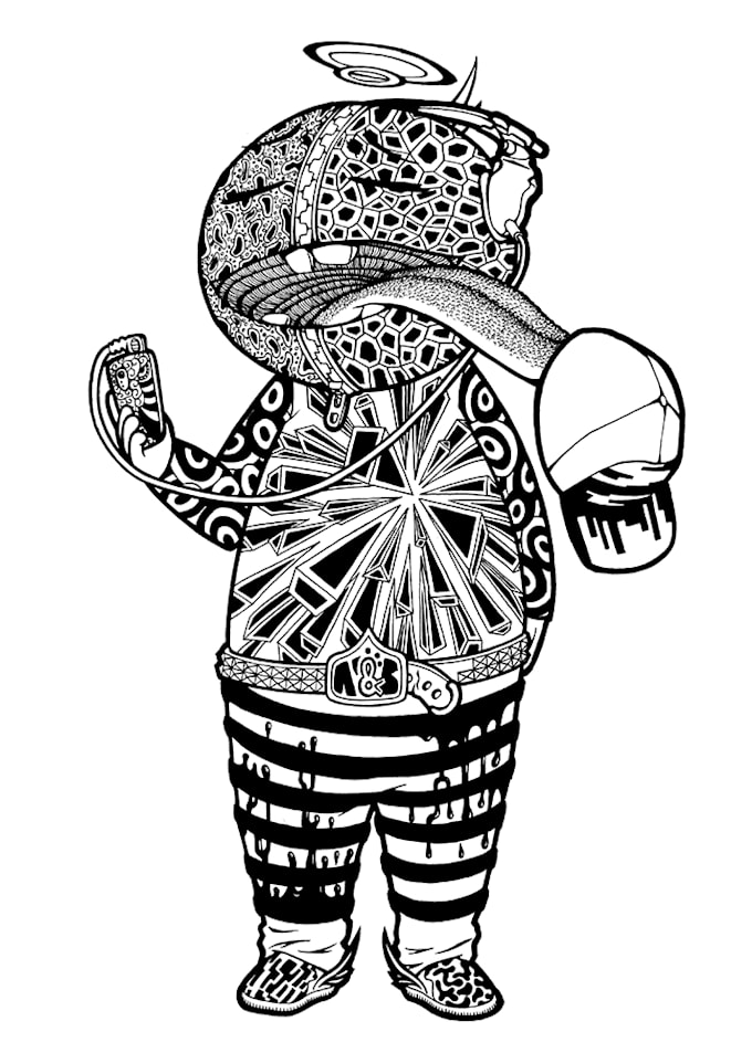 Draw cool black and white art for your projects by Andrezista Fiverr