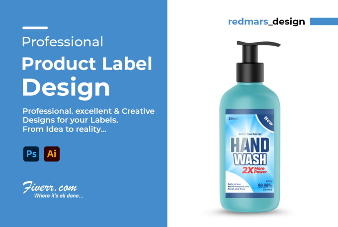 Design a professional product label by Redmars_design | Fiverr