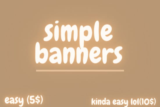 Do simple banners for your discord server by Lishhh | Fiverr