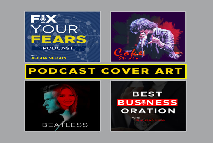 Design A Podcast Cover Art By Alhadiart It's not worth seeing if you can get away with breaking these rules. fiverr