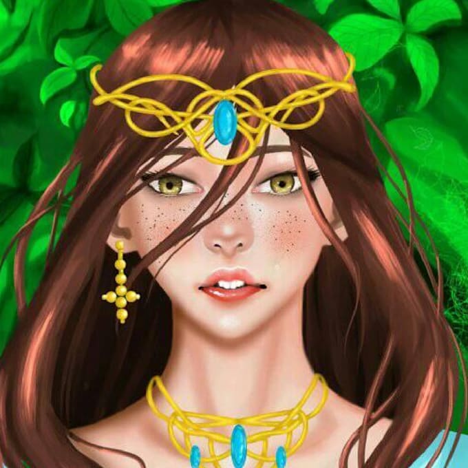 beautifully draw anything in semi realistic,anime style