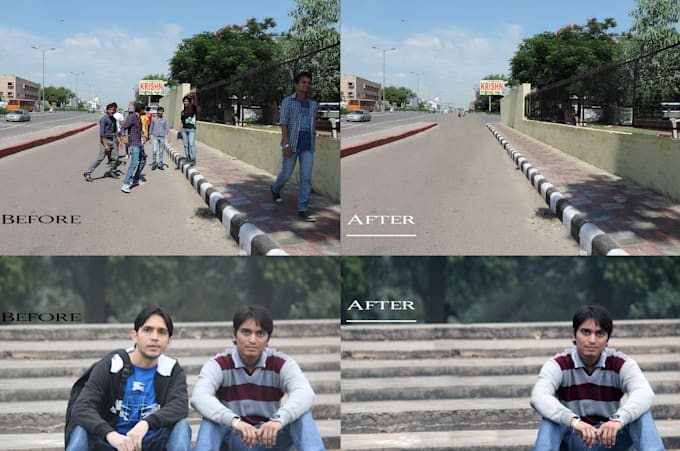do clean plate and retouching for you