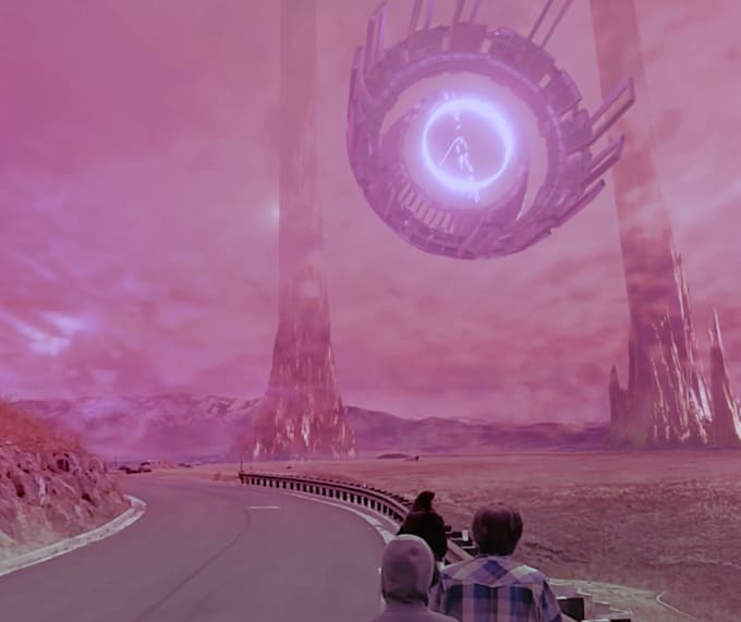 create a scifi scene for you