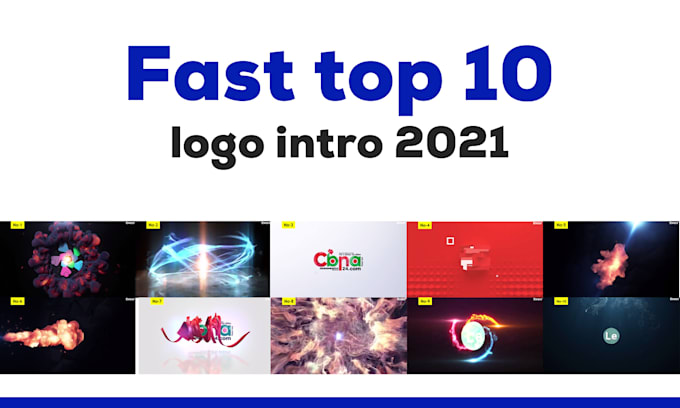 create a fast top 10 logo intros full package
