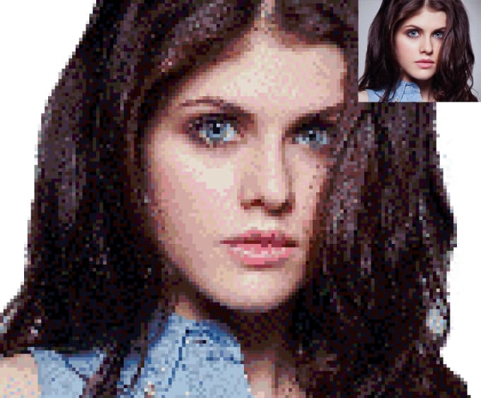 Turn your picture into a pixel art by Arvinjoseph Fiverr