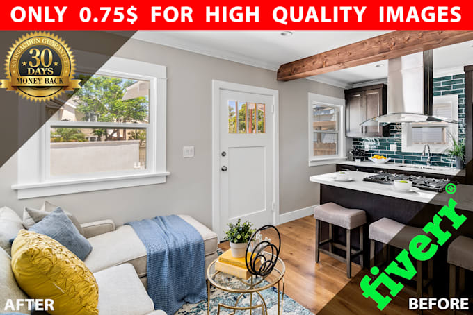 edit and retouch real estate photo professionally