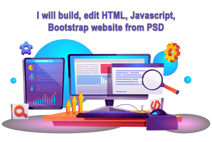 Build Edit Html Javascript Bootstrap Website From Psd By 2089