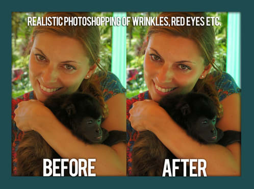 retouch and edit anything graphic with photoshop