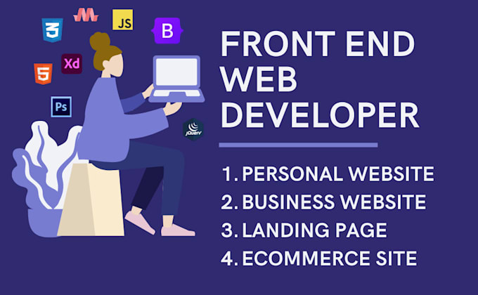 Be your front end web developer by Web_apollo | Fiverr
