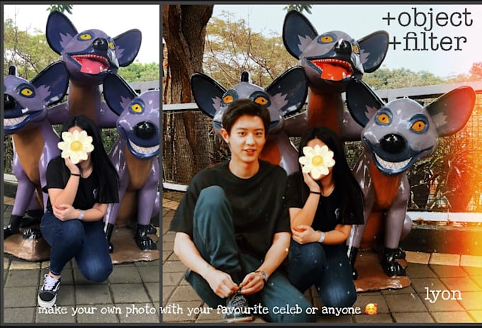 edit your photo with celebrity kpop idol bts exo any