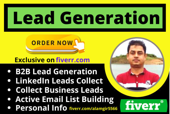 do highly targeted linkedin b2b lead generation and email list building