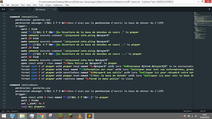 Create skript for minecraft or remove the errors or bug by Preadz | Fiverr