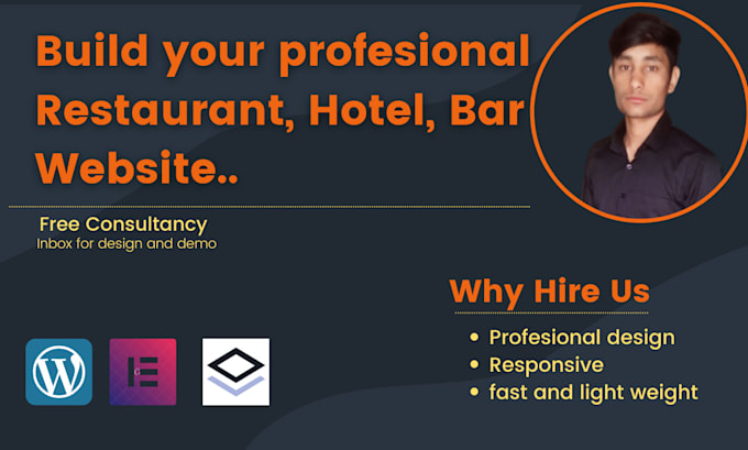 create a beautiful restaurant, hotel, cafe, bar website