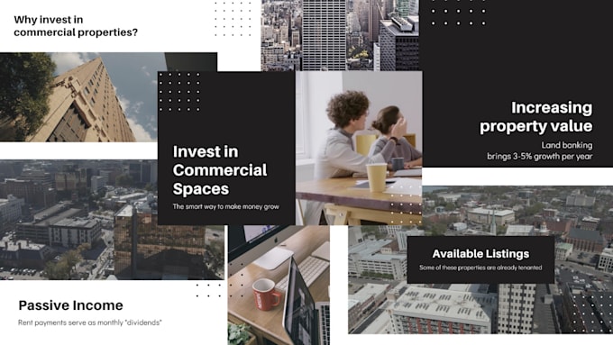 create modern powerpoint presentation and pitch deck design