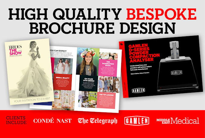 design a professional brochure or booklet