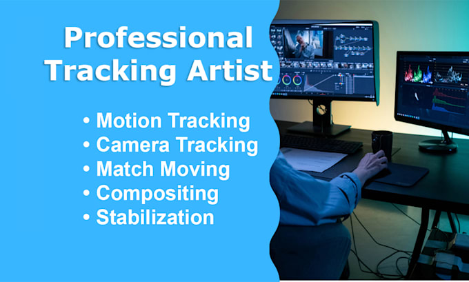 do vfx motion tracking, match moving and compositing