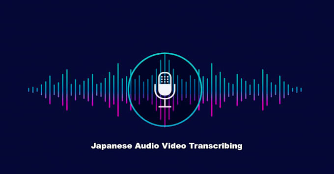 do japanese audio video transcribing