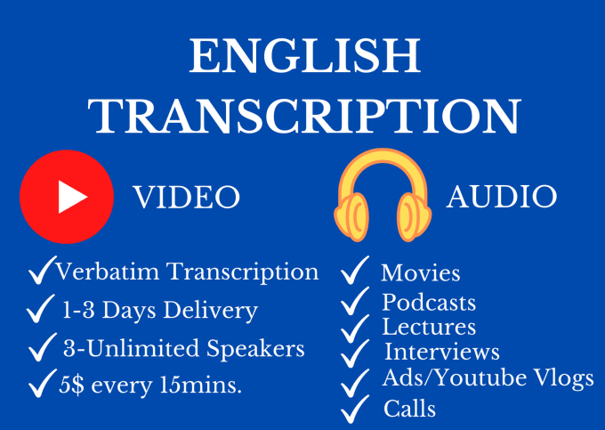 video transcription online