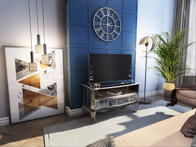 do photorealistic 3d furniture rendering and modelling