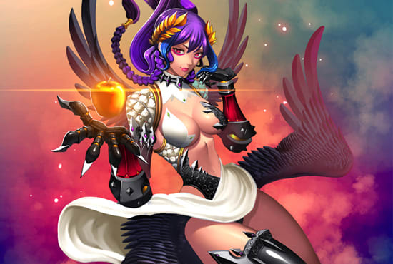 make anime pinup girls